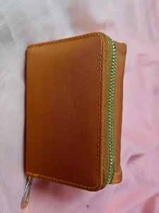 Orange flower wallet