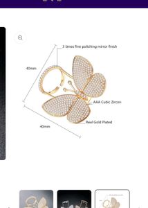 Gold plated Moving Butterfly 🦋  Ring(No Box)