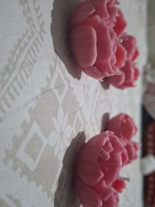 Heart Rose Candles (Set of 4) Gift Se
