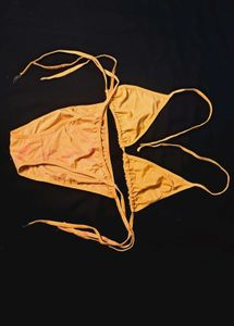 yellow bikini set for summer