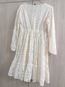Elegant Lace Midi Dress(NEW)