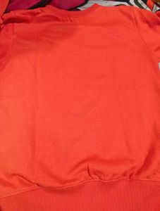 Bold Flame Red Sweatshirt