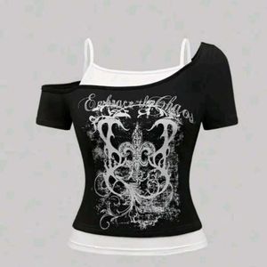 Y2K trendy off shoulder top!!