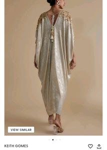 keith gomes brand Embellished kaftan dress