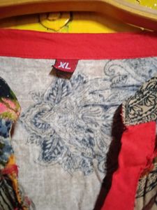 Stylish Asymmetrical Kurta with Floral Print