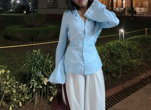Newme Striped Button-Up Shirt