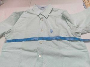 Light Green Men's US Polo Shirt