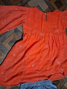 Girls Ethnic Top &amp; Palazzo Set