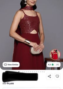 New With Tag… Maroon Kurta Top &amp; Pant Set