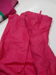 Green Chudithar Stiched With Pant And Dupatta