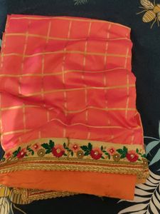 Saree With Designer Blouse