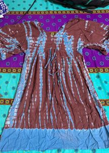 Adjustable Boho Tie-Dye Maxi Dress