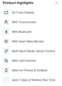 beatXP watch flare pro