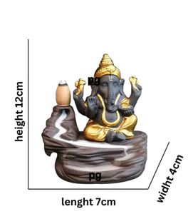 Ganesha Idol  Home Decor-10 cones for Smoke
