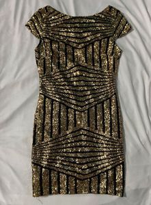 Gold Sequence Short Dress(BRAND NEW)