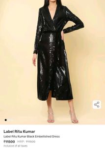 Sparkly Black Sequin Maxi Dress