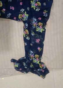 Floral Print Wrap Dress one piece