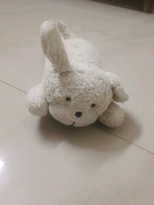 White Plush Dog Toy