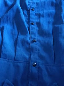 Blue Button-Down Shirt