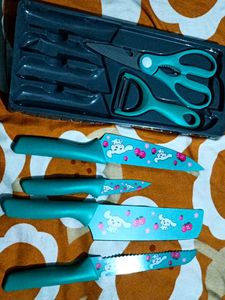 Pink Kawaii Knife Set