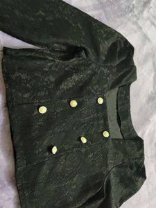 Stylish Black Cropped Jacket