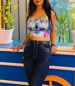 Stylish Tie-Dye Crop Top