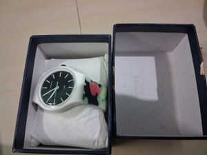 Fashion Watch with Floral Strap