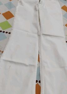 Classic White Flared Pants