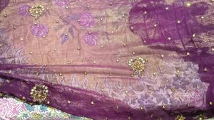 y2k embroidery saree