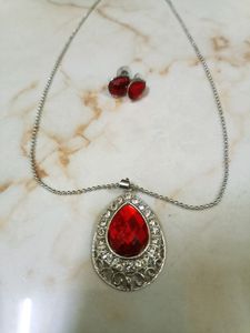 Pack Of 2 Pendant Set With Earrings