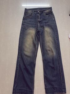 Vintage Wash Wide Leg Jeans