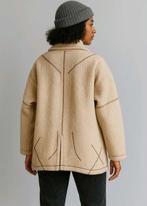 Baggy Beige&amp; Brown Coat