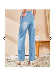Light Wash Wide Leg Jeans