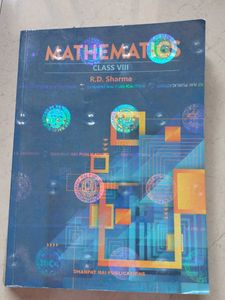 RD Sharma Maths Class VIII Book
