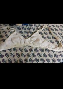 2 Used White Cotton Bra