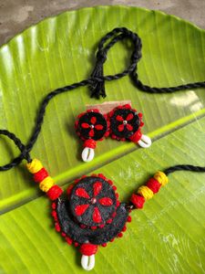 Handcrafted Necklace &amp; Earring Set