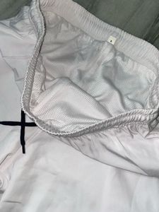 Men's White Track Pants