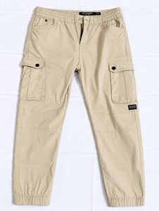 Size 36 Cream Cotton Unisex Cargo Pants