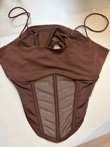 URBANIC Brown Basic Top