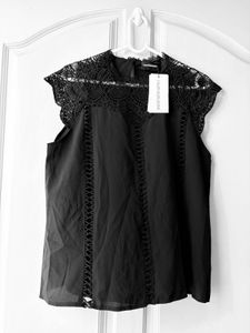 Calvin Klein Lace Detail Sleeveless Top