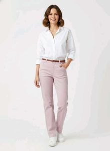 Light Pink Straight Leg Pants