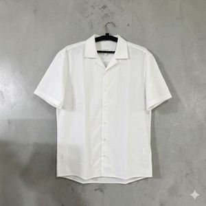 Men's White Short Sleeve Shirt