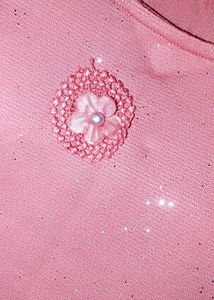 Cute Pink with glitter Toddler Top (wore once)