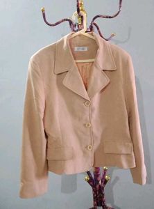 koren ,Chic Peach Cropped Blazer