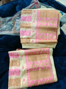 Woven Assam Mekhla Chadar set unstitc