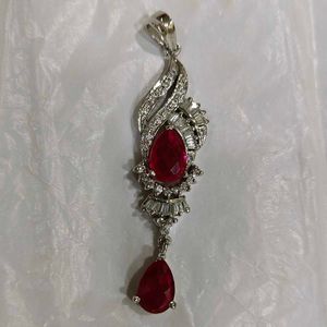 American Diamond Pendant Set