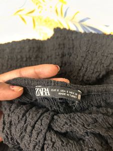 Zara Elegant Black Maxi Dress