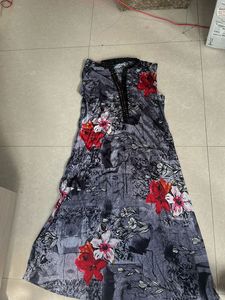 Elegant Floral Print Kurta