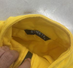 yellow zip sweatshirt