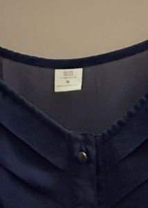 Chic Navy Blue Camisole Top